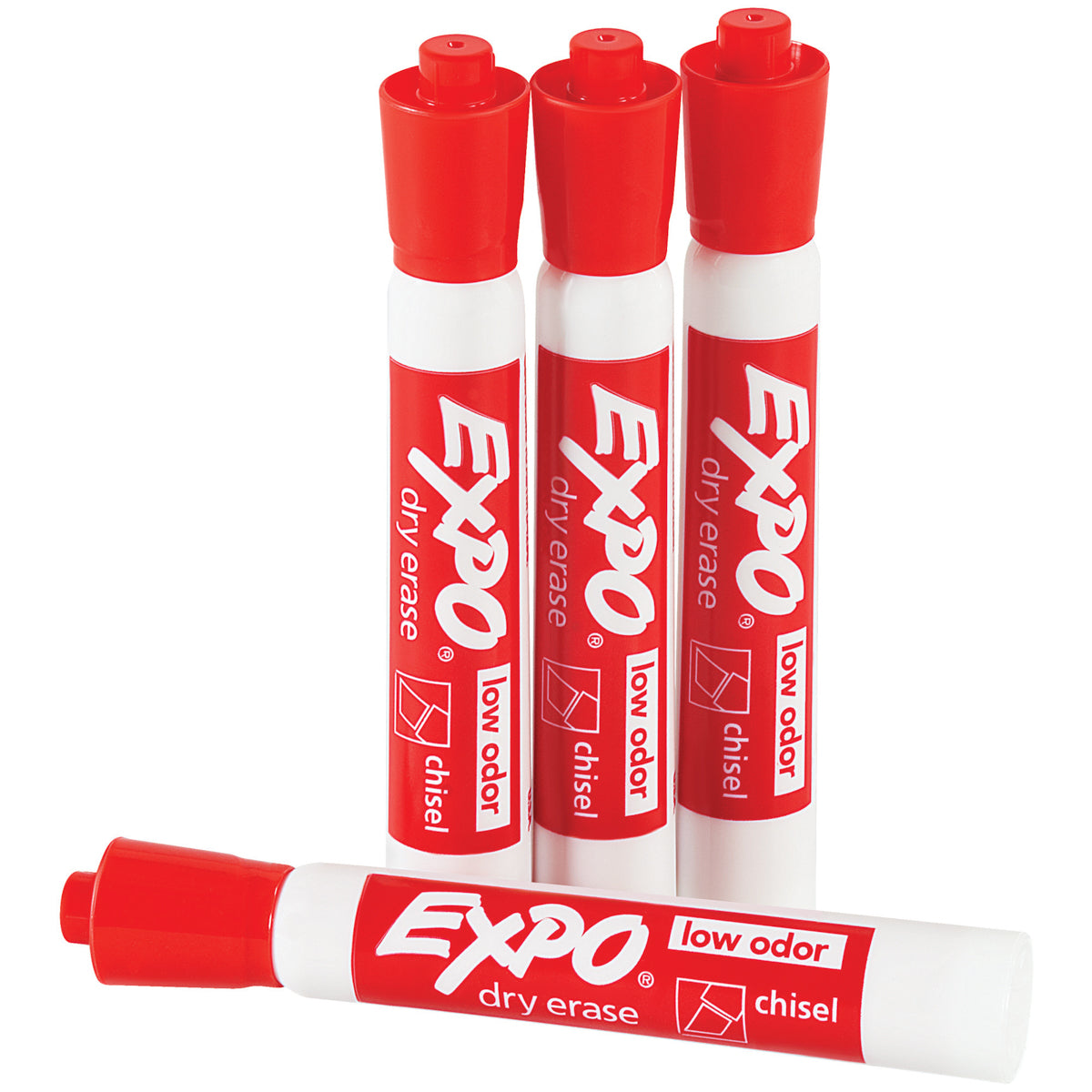Expo Red Dry Erase Markers 12/Pack